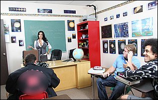 Hot teacher Ava Addams getting fucked hard in the classroom