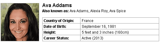 Pornstar Ava Addams