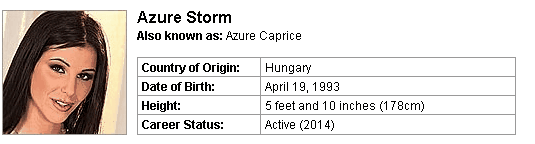 Pornstar Azure Storm