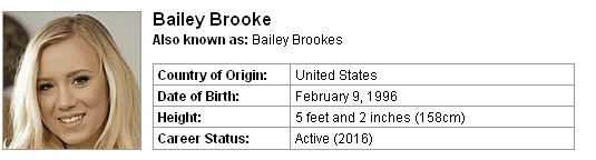 Pornstar Bailey Brooke