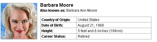 Pornstar Barbara Moore