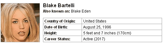 Pornstar Blake Bartelli
