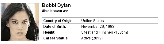 Pornstar Bobbi Dylan