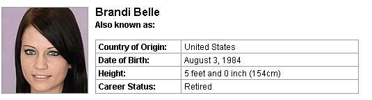 Pornstar Brandi Belle