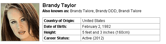 Pornstar Brandy Taylor
