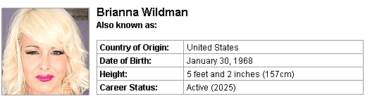 Pornstar Brianna Wildman