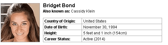 Pornstar Bridget Bond