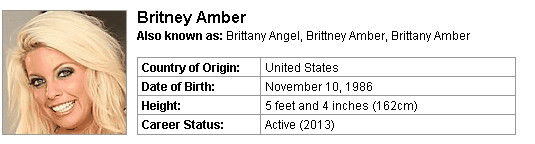 Pornstar Britney Amber