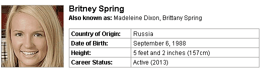 Pornstar Britney Spring