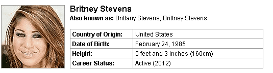 Pornstar Britney Stevens