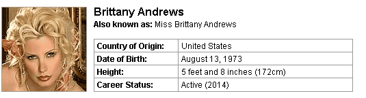 Pornstar Brittany Andrews