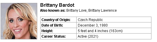 Pornstar Brittany Bardot