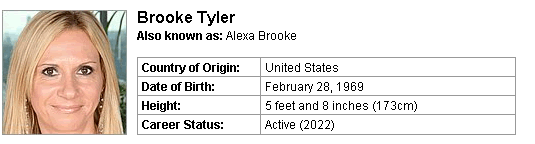 Pornstar Brooke Tyler