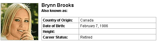 Pornstar Brynn Brooks