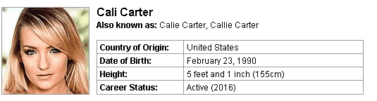 Pornstar Cali Carter