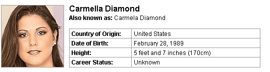 Pornstar Carmella Diamond