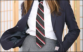 Carmen McCarthy in school uniform strips and gets fucked