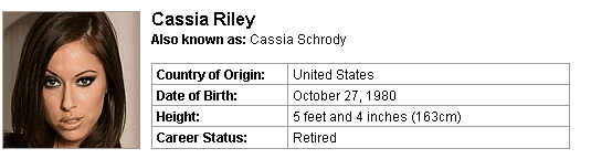 Pornstar Cassia Riley