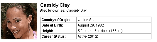 Pornstar Cassidy Clay