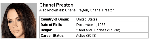 Pornstar Chanel Preston