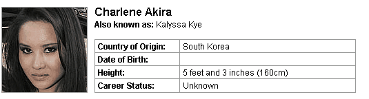 Pornstar Charlene Akira