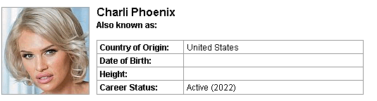 Pornstar Charli Phoenix