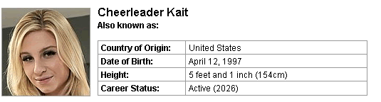 Pornstar Cheerleader Kait