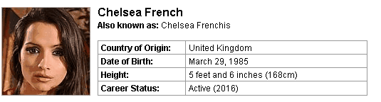 Pornstar Chelsea French