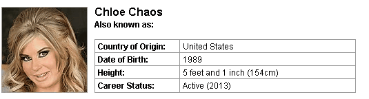Pornstar Chloe Chaos