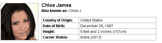 Pornstar Chloe James