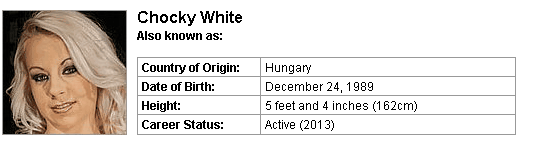 Pornstar Chocky White