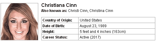 Pornstar Christiana Cinn