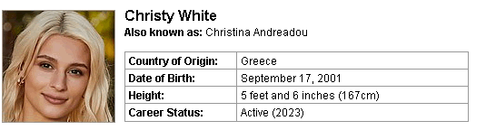 Pornstar Christy White