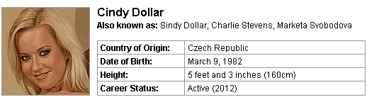 Pornstar Cindy Dollar