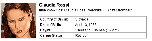Pornstar Claudia Rossi