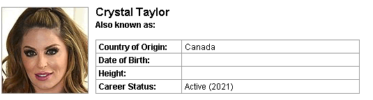 Pornstar Crystal Taylor