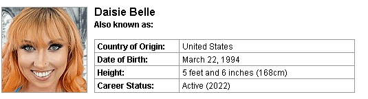 Pornstar Daisie Belle
