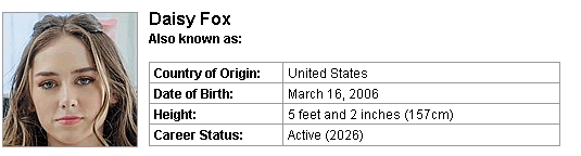 Pornstar Daisy Fox