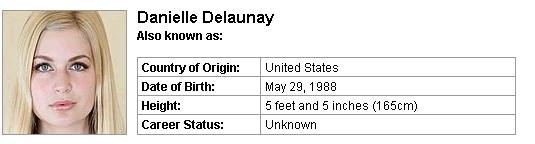 Pornstar Danielle Delaunay