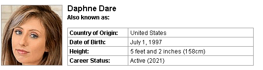 Pornstar Daphne Dare