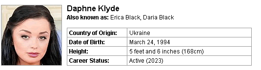 Pornstar Daphne Klyde