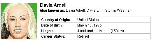 Pornstar Davia Ardell