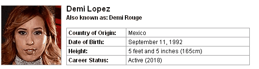 Pornstar Demi Lopez