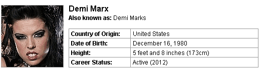 Pornstar Demi Marx