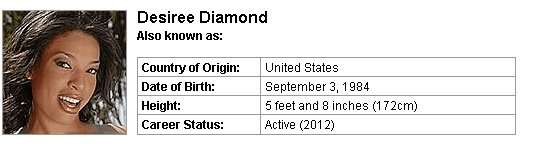 Pornstar Desiree Diamond