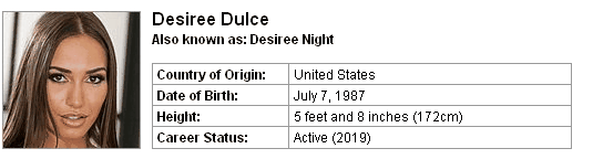 Pornstar Desiree Dulce
