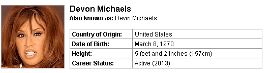 Pornstar Devon Michaels