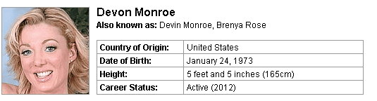 Pornstar Devon Monroe