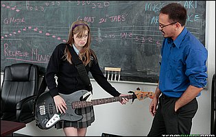 Innocent student Dolly Leigh getting fucked by her teacher