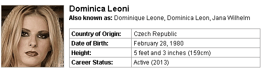 Pornstar Dominica Leoni